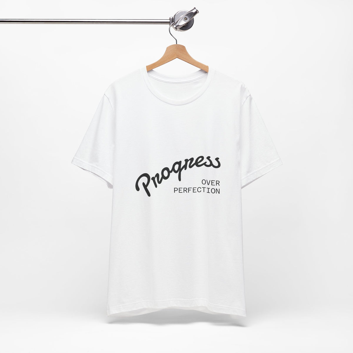 Progress Over Perfection T‑Shirt — Motivational Graphic Tee