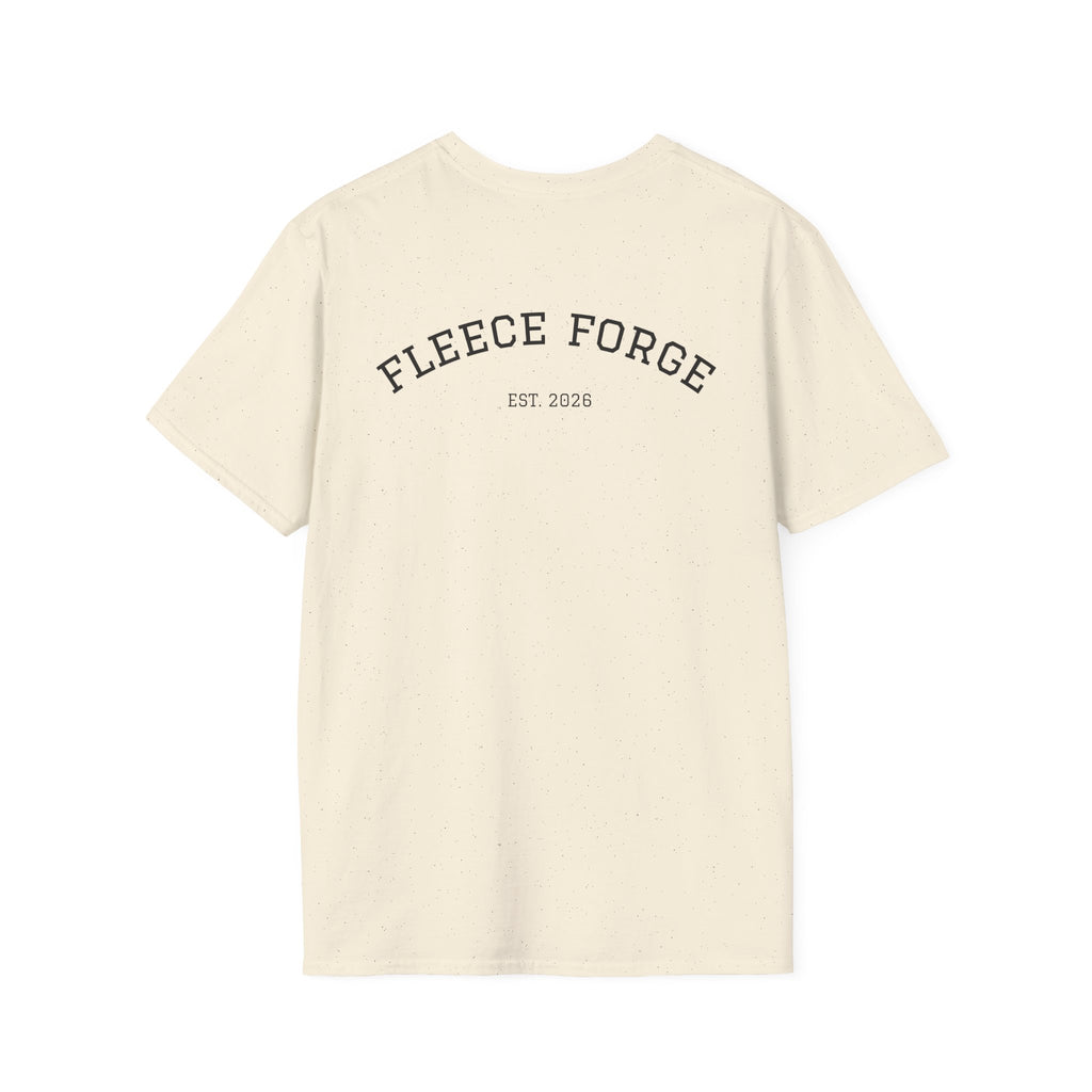 Fleece Forge T‑Shirt — "Forged for Comfort" Casual Graphic Tee