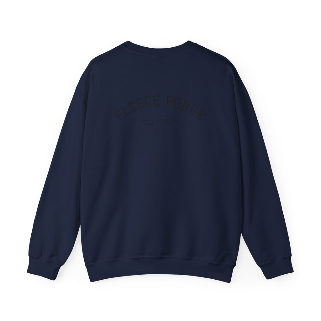 Crewneck Sweatshirt — "Progress Over Perfection" Minimal Motivational Pullover