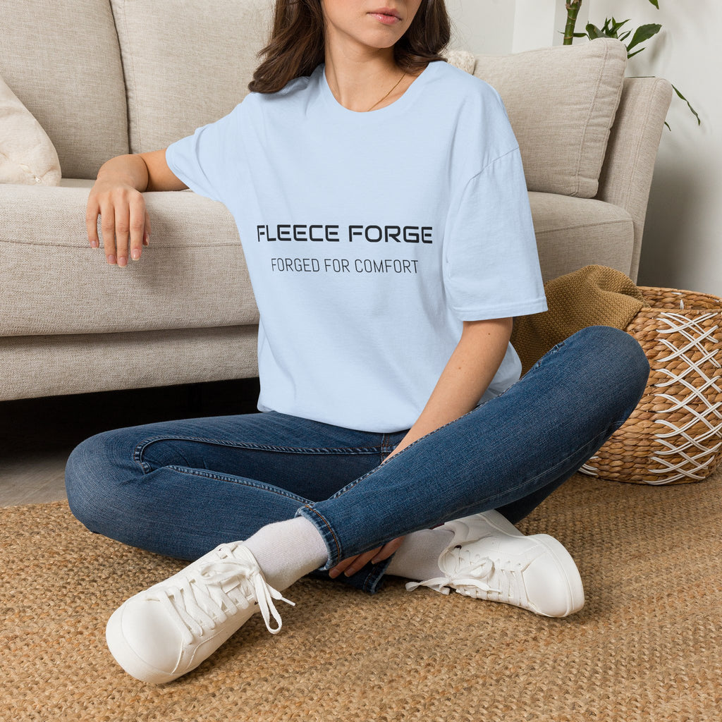 Fleece Forge T‑Shirt — "Forged for Comfort" Casual Graphic Tee