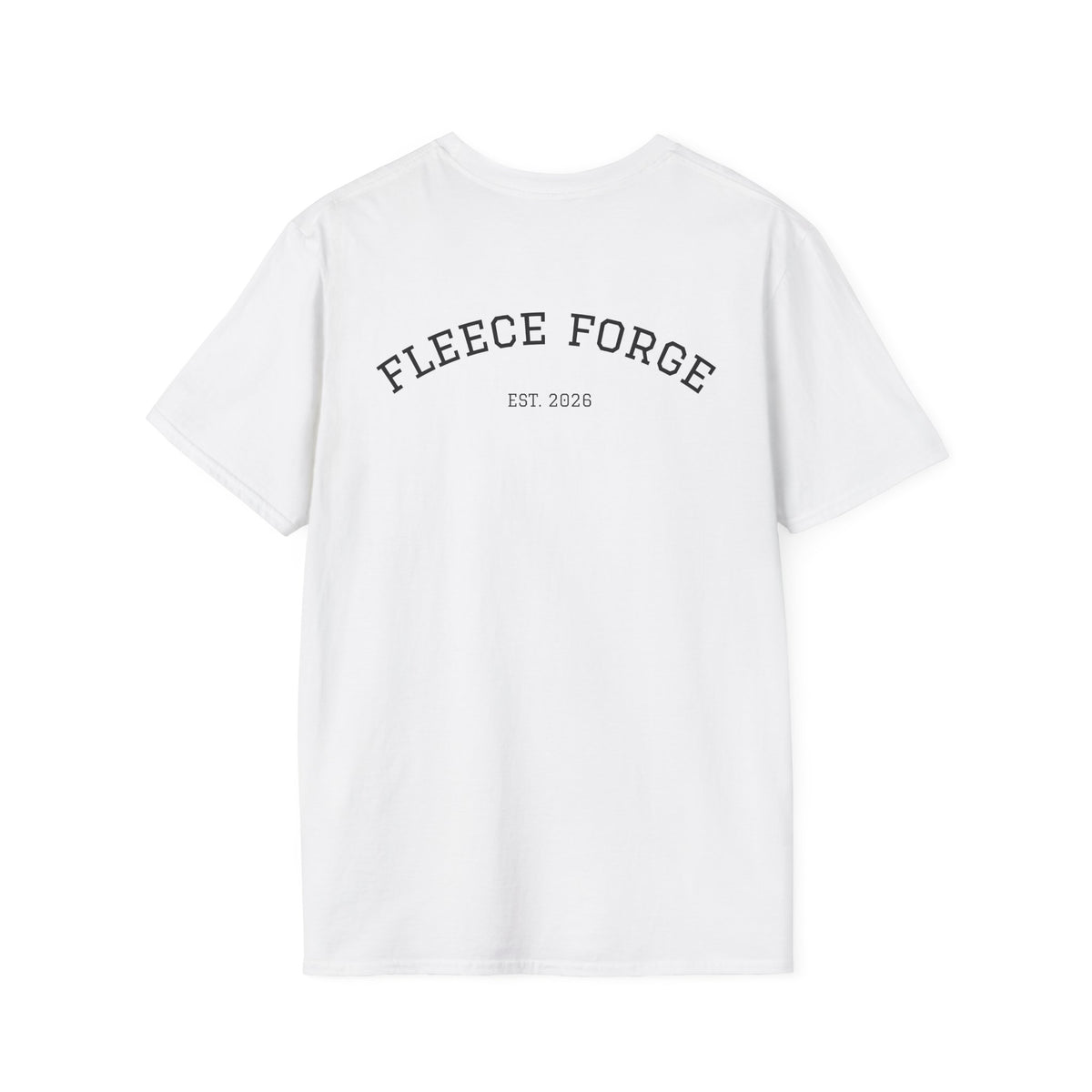 Fleece Forge T‑Shirt — "Forged for Comfort" Casual Graphic Tee