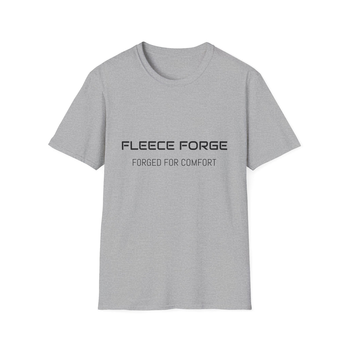 Fleece Forge T‑Shirt — "Forged for Comfort" Casual Graphic Tee