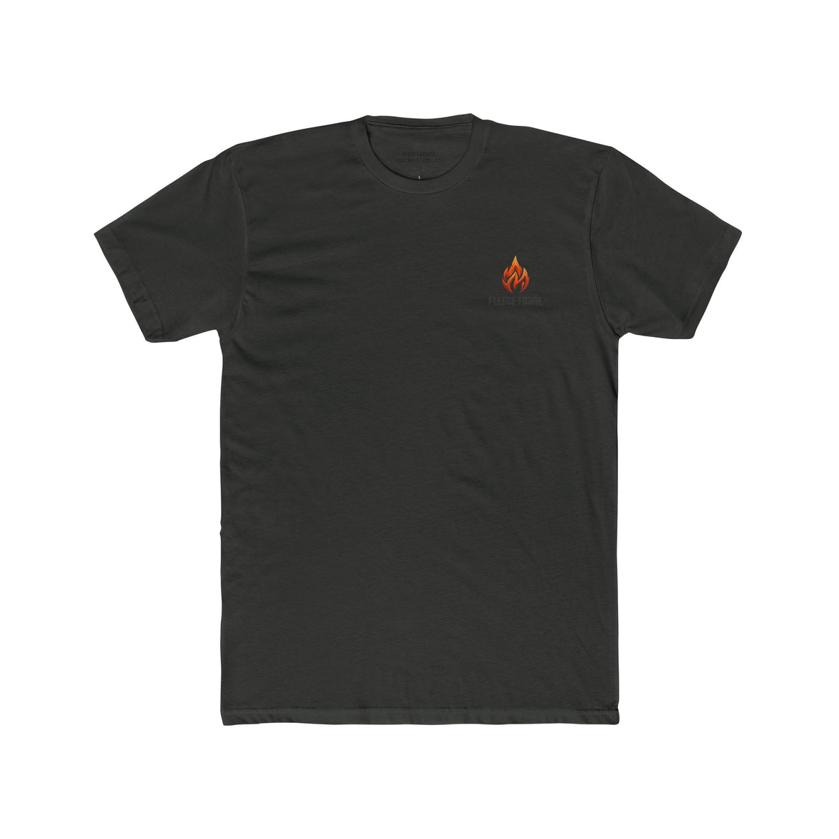 Forged By Fire Crew Tee — "Built Different" Chest & Back Graphic Tee
