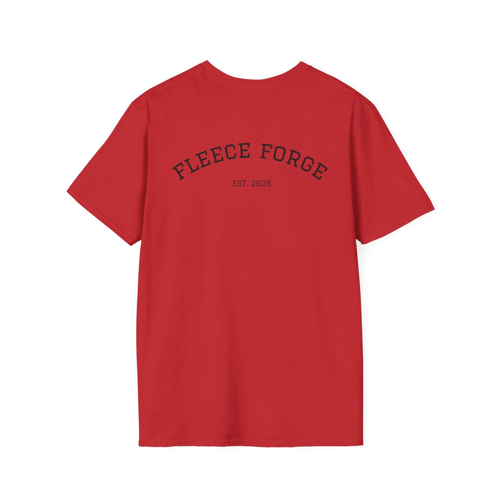 Fleece Forge T‑Shirt — "Forged for Comfort" Casual Graphic Tee