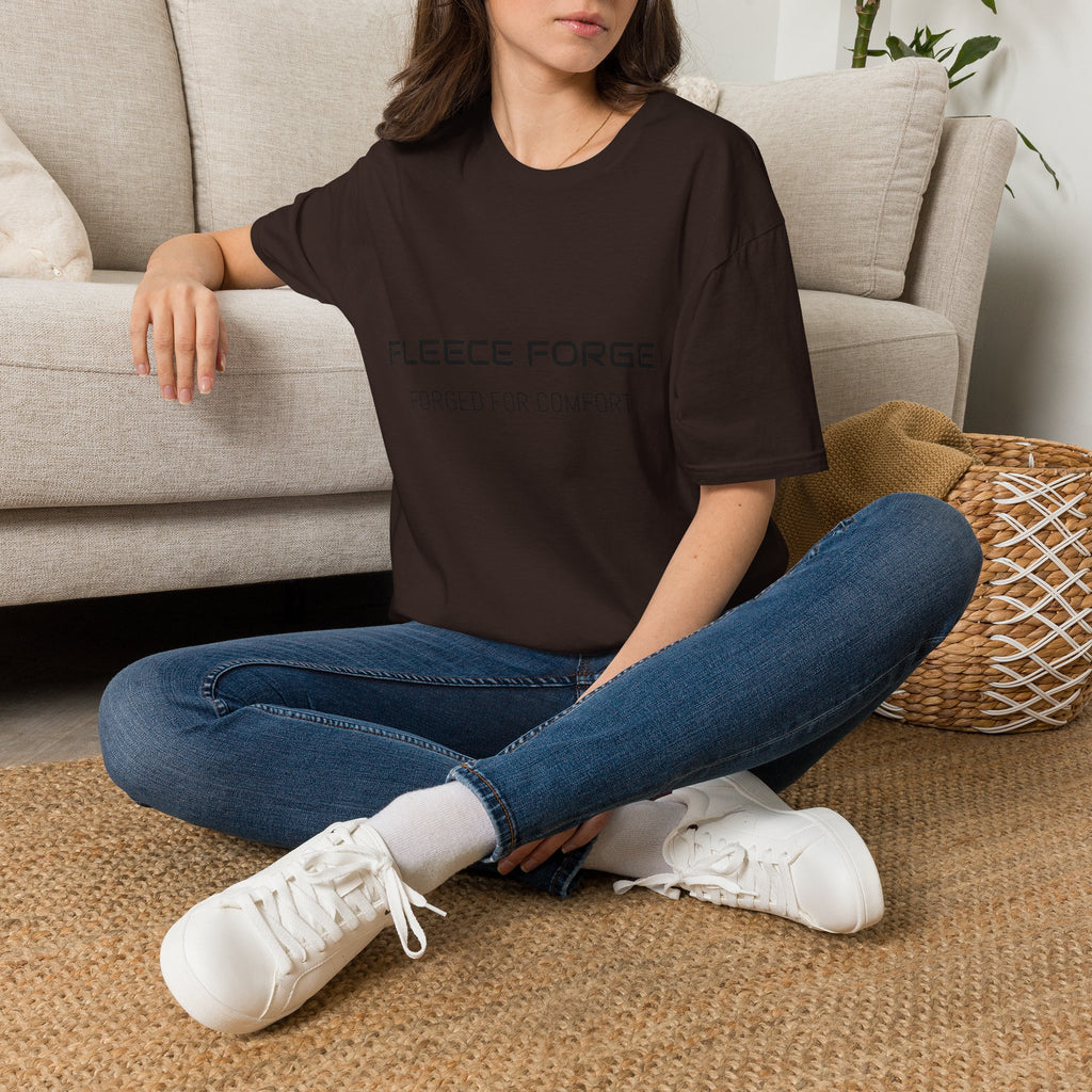 Fleece Forge T‑Shirt — "Forged for Comfort" Casual Graphic Tee