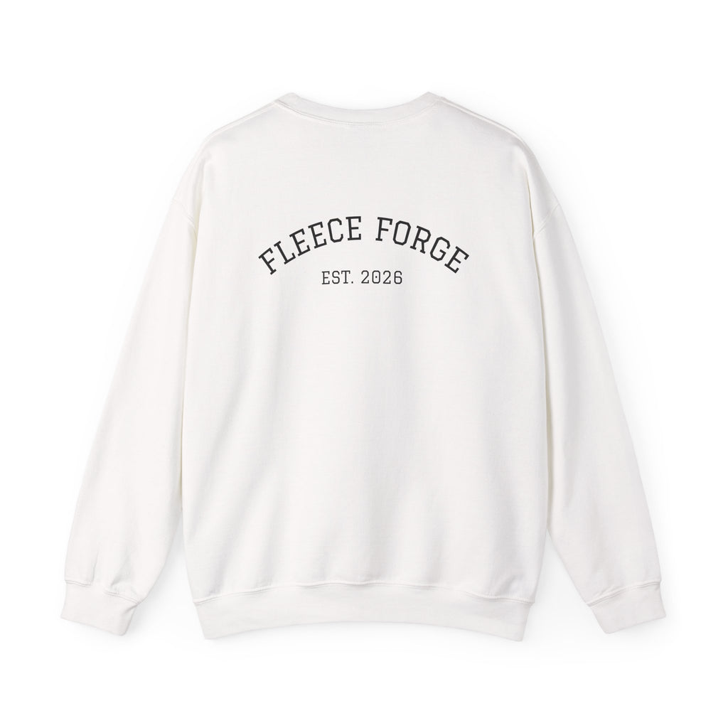 Crewneck Sweatshirt — "Progress Over Perfection" Minimal Motivational Pullover