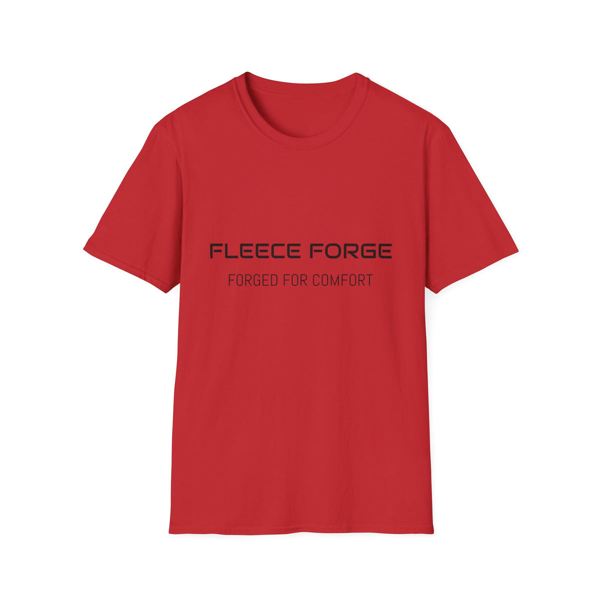 Fleece Forge T‑Shirt — "Forged for Comfort" Casual Graphic Tee