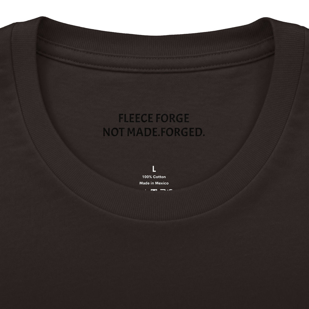Forged By Fire Crew Tee — "Built Different" Chest & Back Graphic Tee