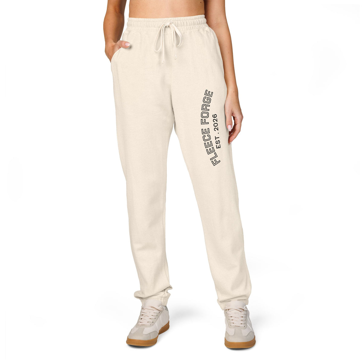 Unisex Garment-Dyed Fleece Sweatpants