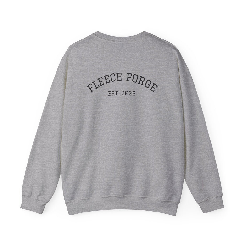 Crewneck Sweatshirt — "Progress Over Perfection" Minimal Motivational Pullover