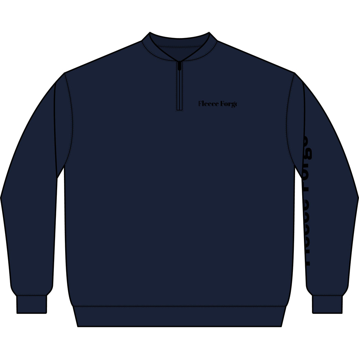Unisex Softstyle® Midweight Q-Zip Sweatshirt