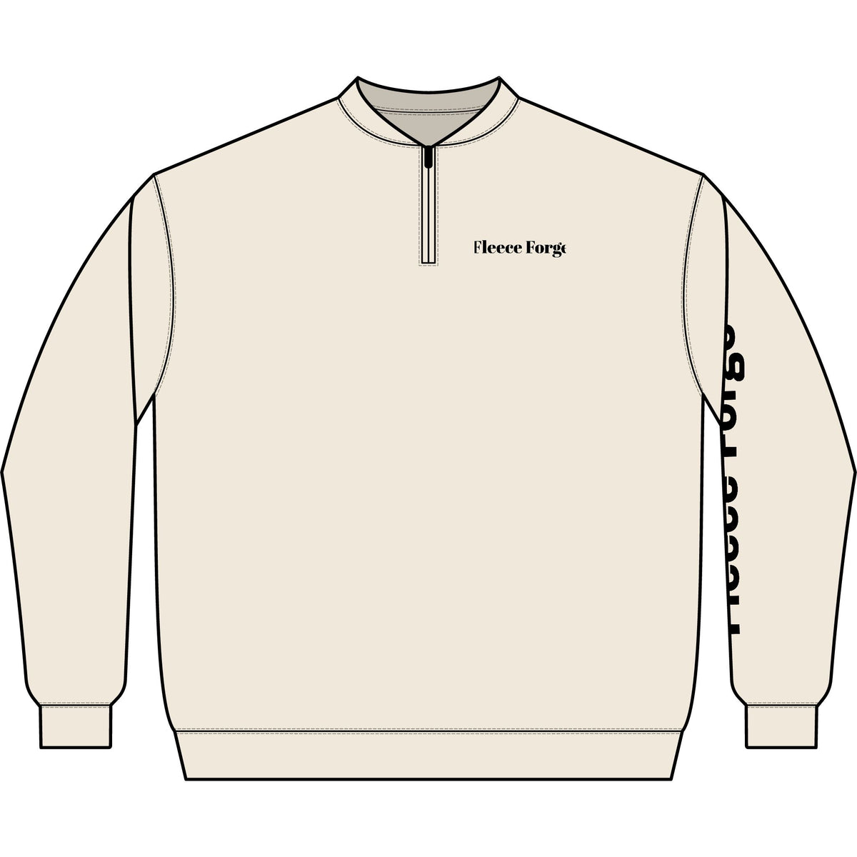 Unisex Softstyle® Midweight Q-Zip Sweatshirt