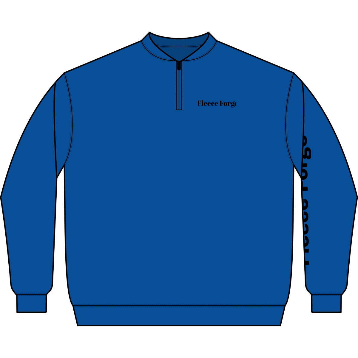 Unisex Softstyle® Midweight Q-Zip Sweatshirt