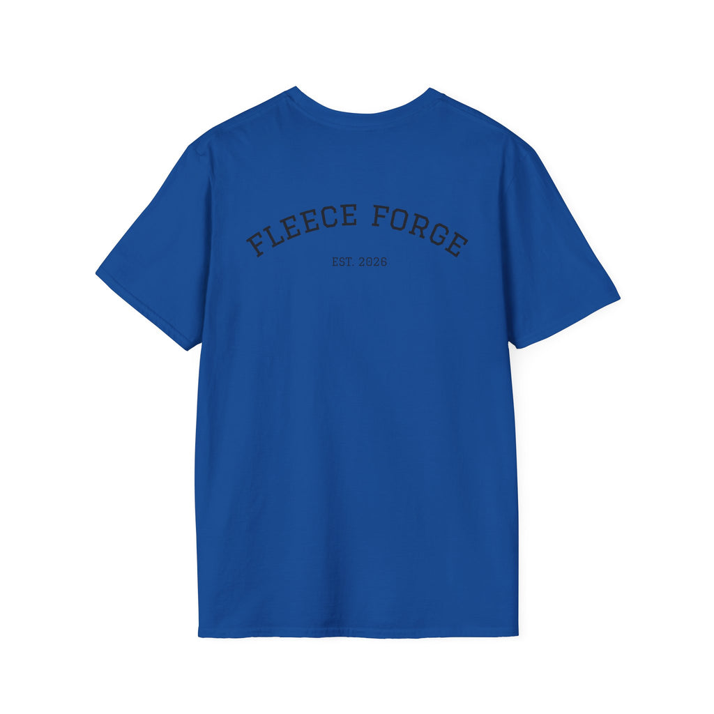Fleece Forge T‑Shirt — "Forged for Comfort" Casual Graphic Tee