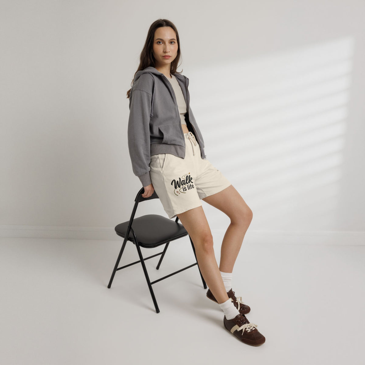 Walk in Life Fleece Sweat Shorts