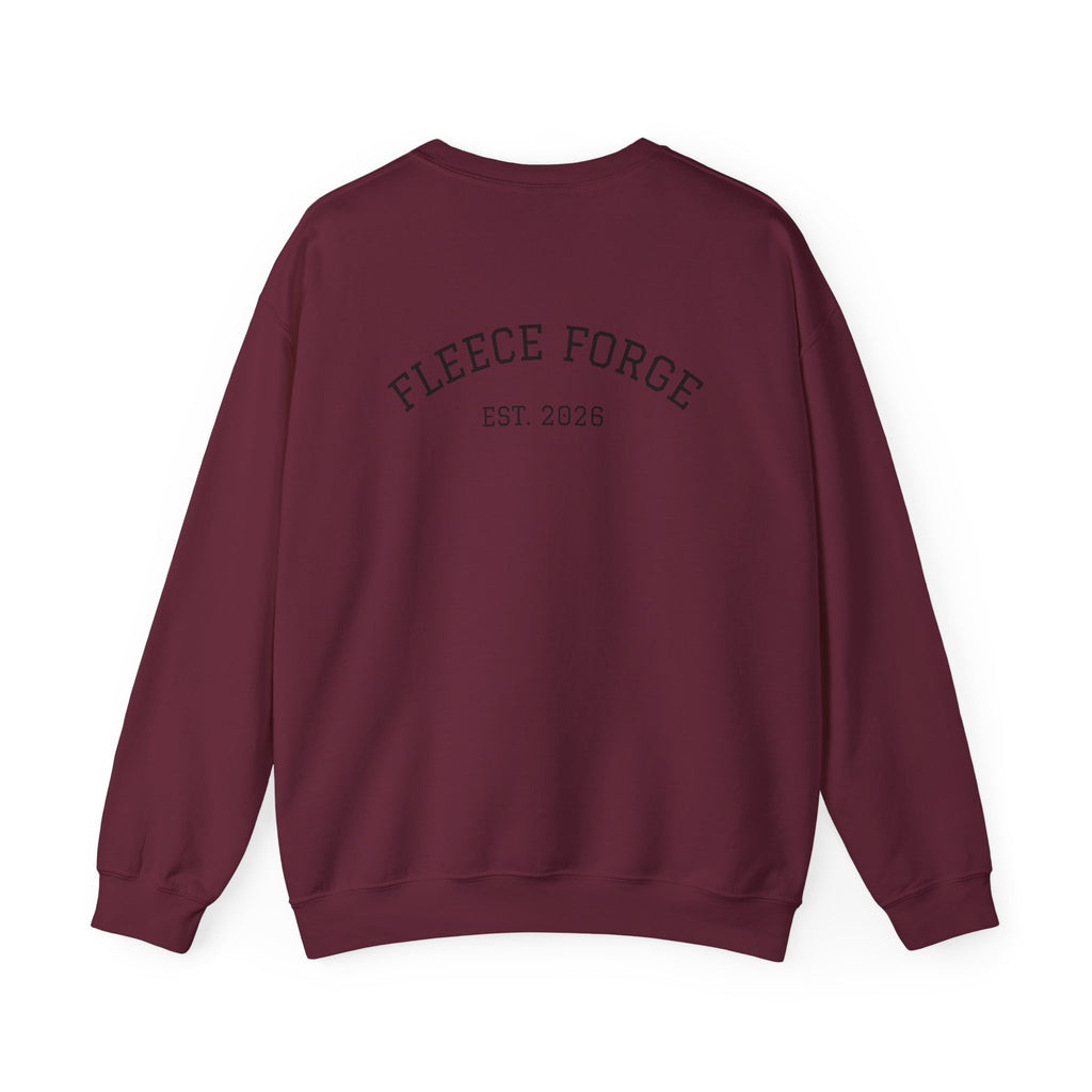 Crewneck Sweatshirt — "Progress Over Perfection" Minimal Motivational Pullover