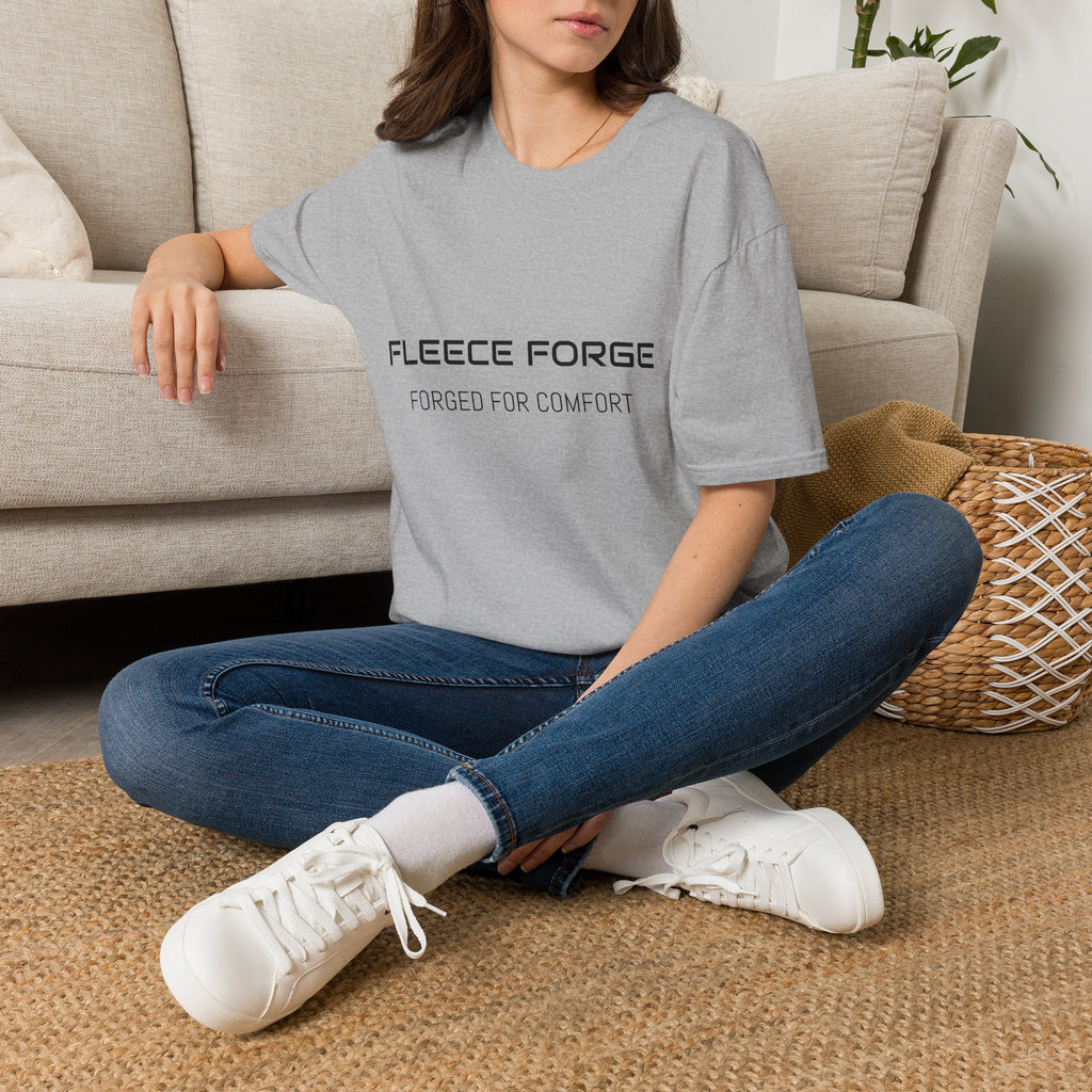Fleece Forge T‑Shirt — "Forged for Comfort" Casual Graphic Tee