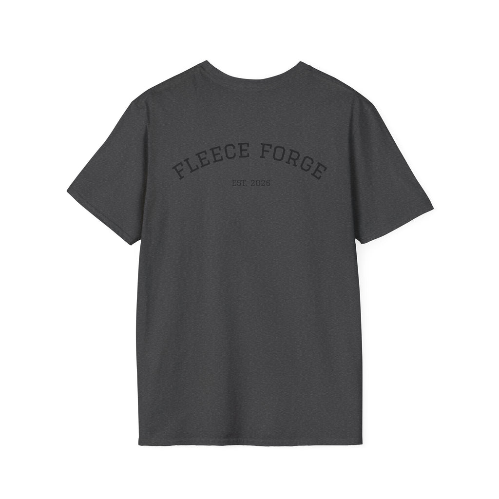 Fleece Forge T‑Shirt — "Forged for Comfort" Casual Graphic Tee