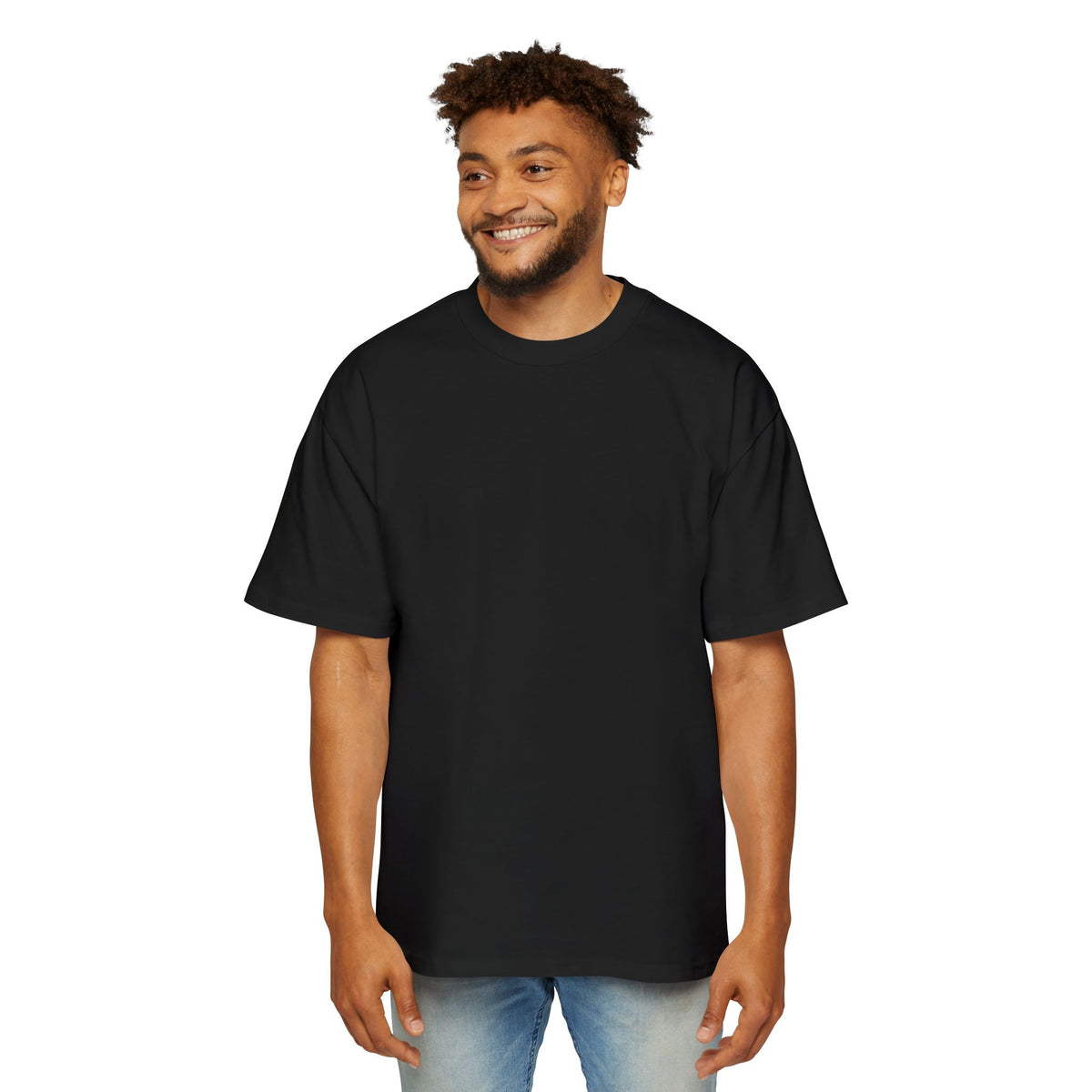 Oversized Tee — "Don't Talk To Me, Cupid's Off Duty" Graphic Shirt