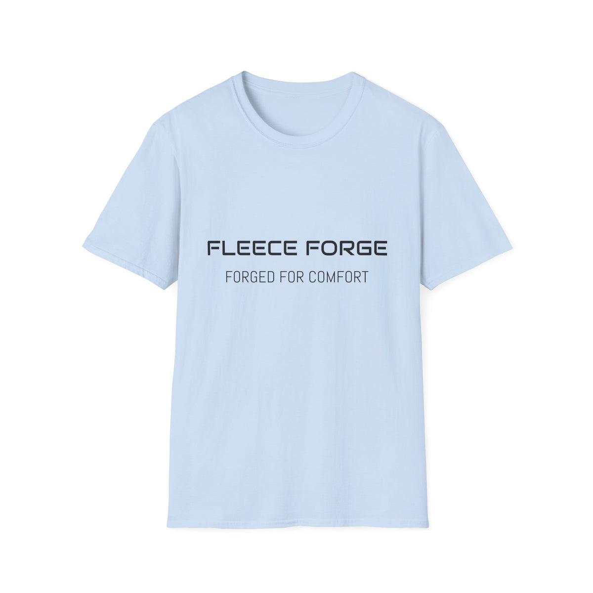 Fleece Forge T‑Shirt — "Forged for Comfort" Casual Graphic Tee