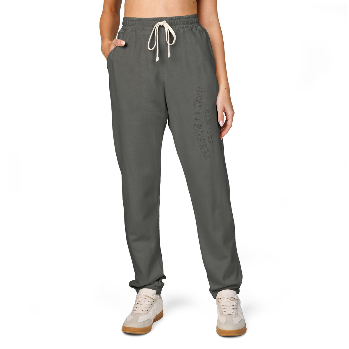 Unisex Garment-Dyed Fleece Sweatpants