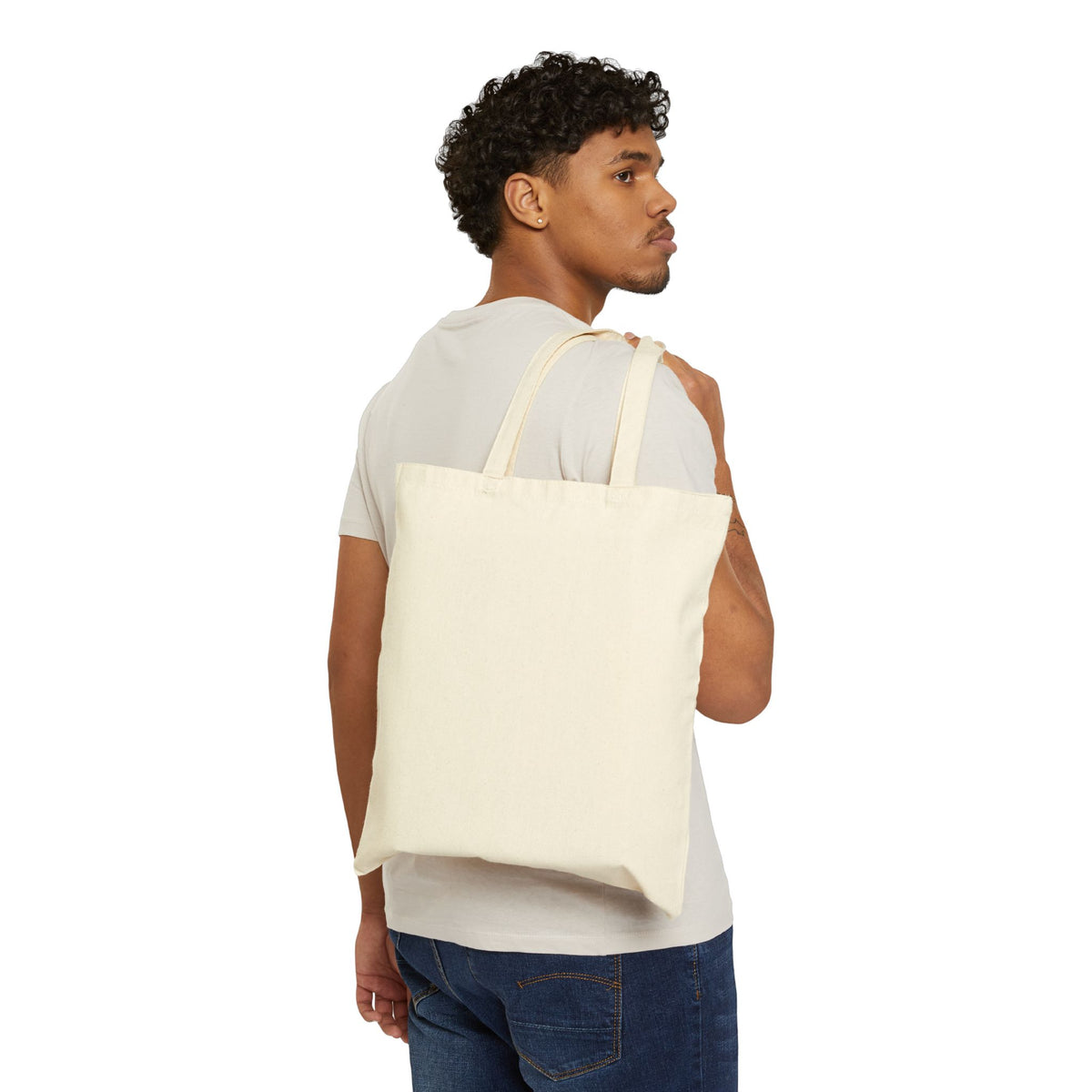 Progress Over Perfection Cotton Tote Bag