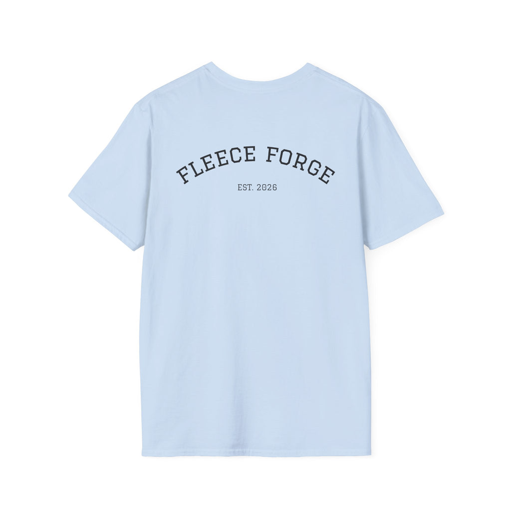 Fleece Forge T‑Shirt — "Forged for Comfort" Casual Graphic Tee