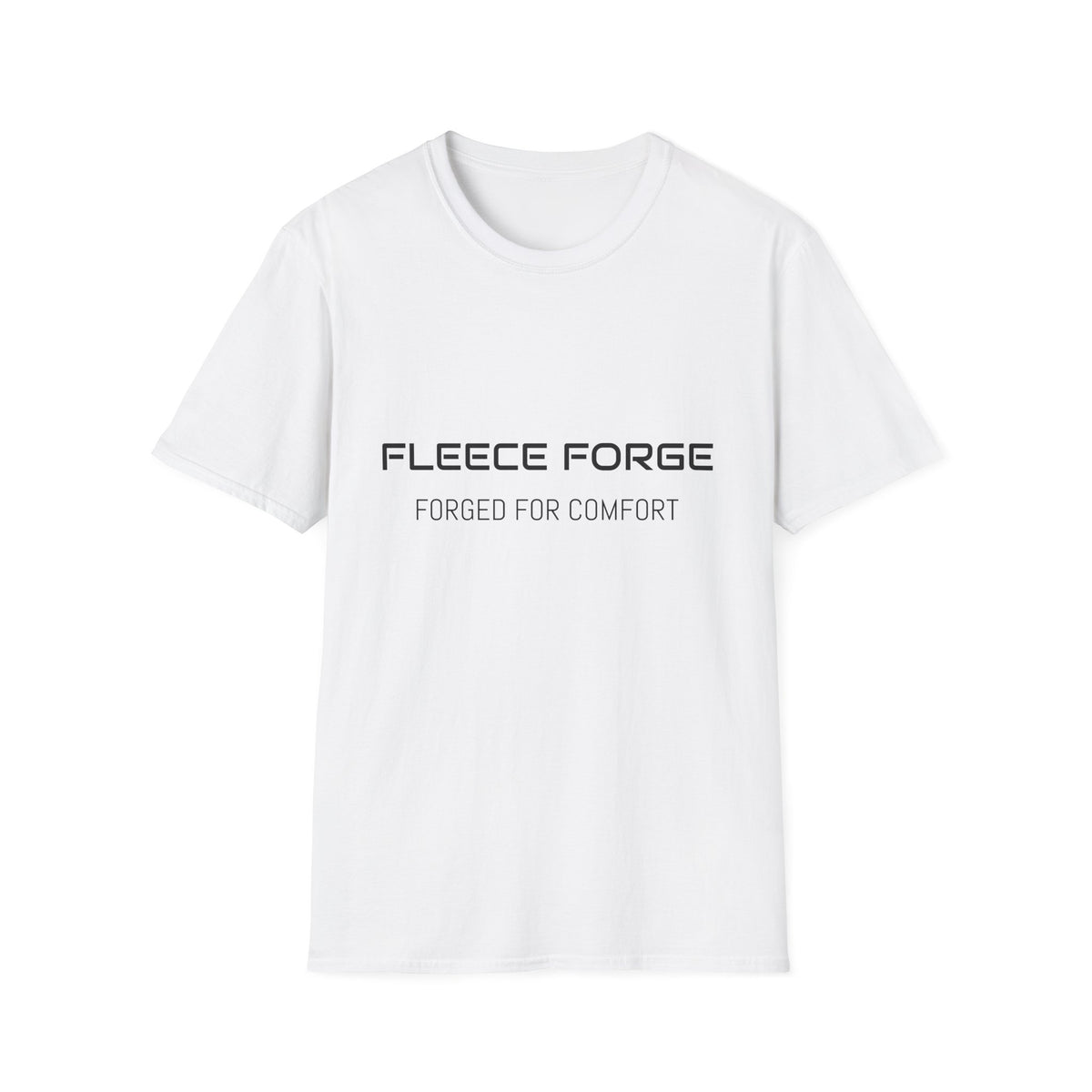Fleece Forge T‑Shirt — "Forged for Comfort" Casual Graphic Tee