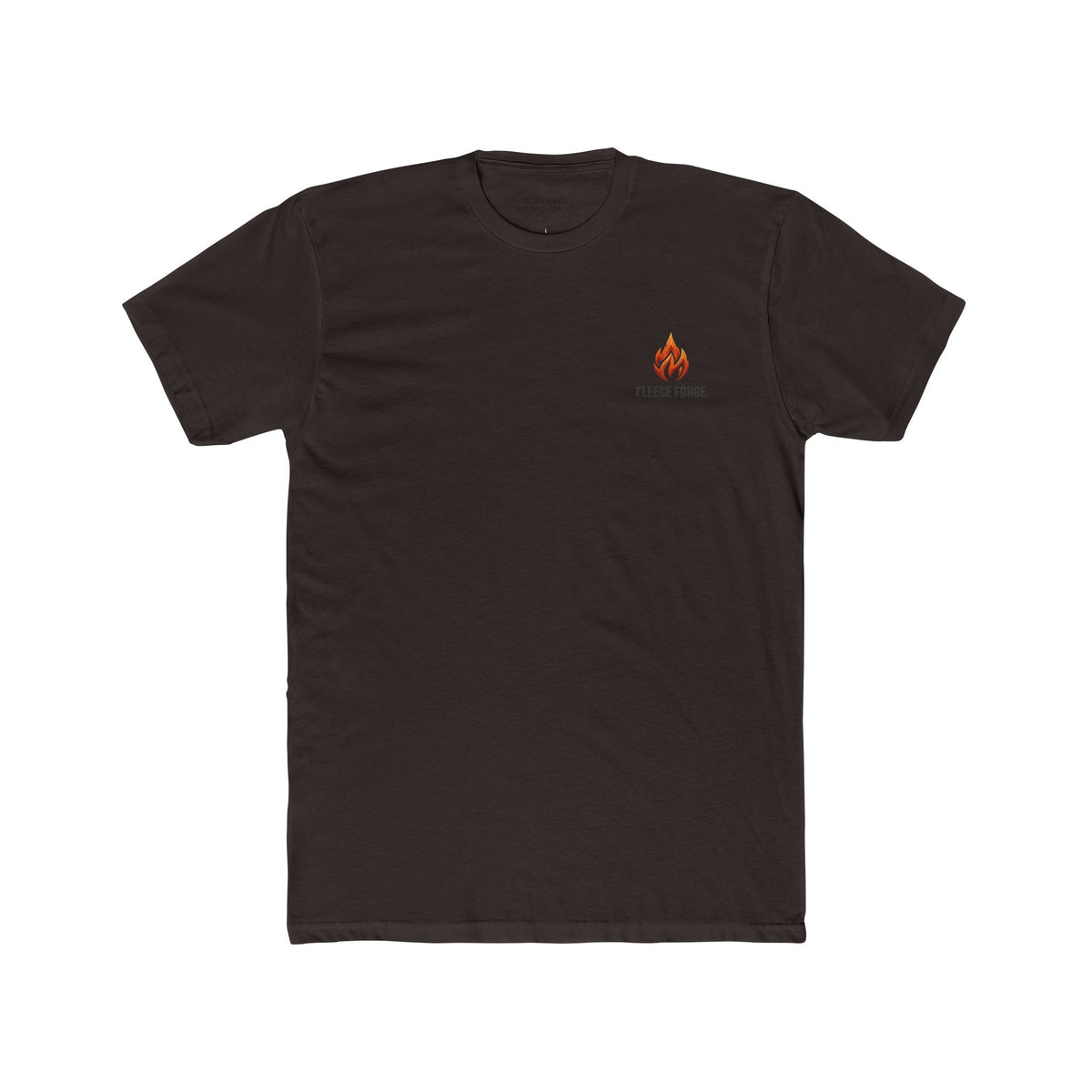 Forged By Fire Crew Tee — "Built Different" Chest & Back Graphic Tee