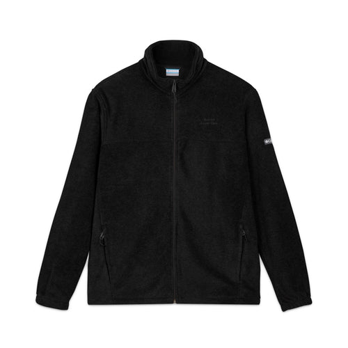 Embroidered Columbia Fleece Jacket — Cozy Zip-Up Outerwear