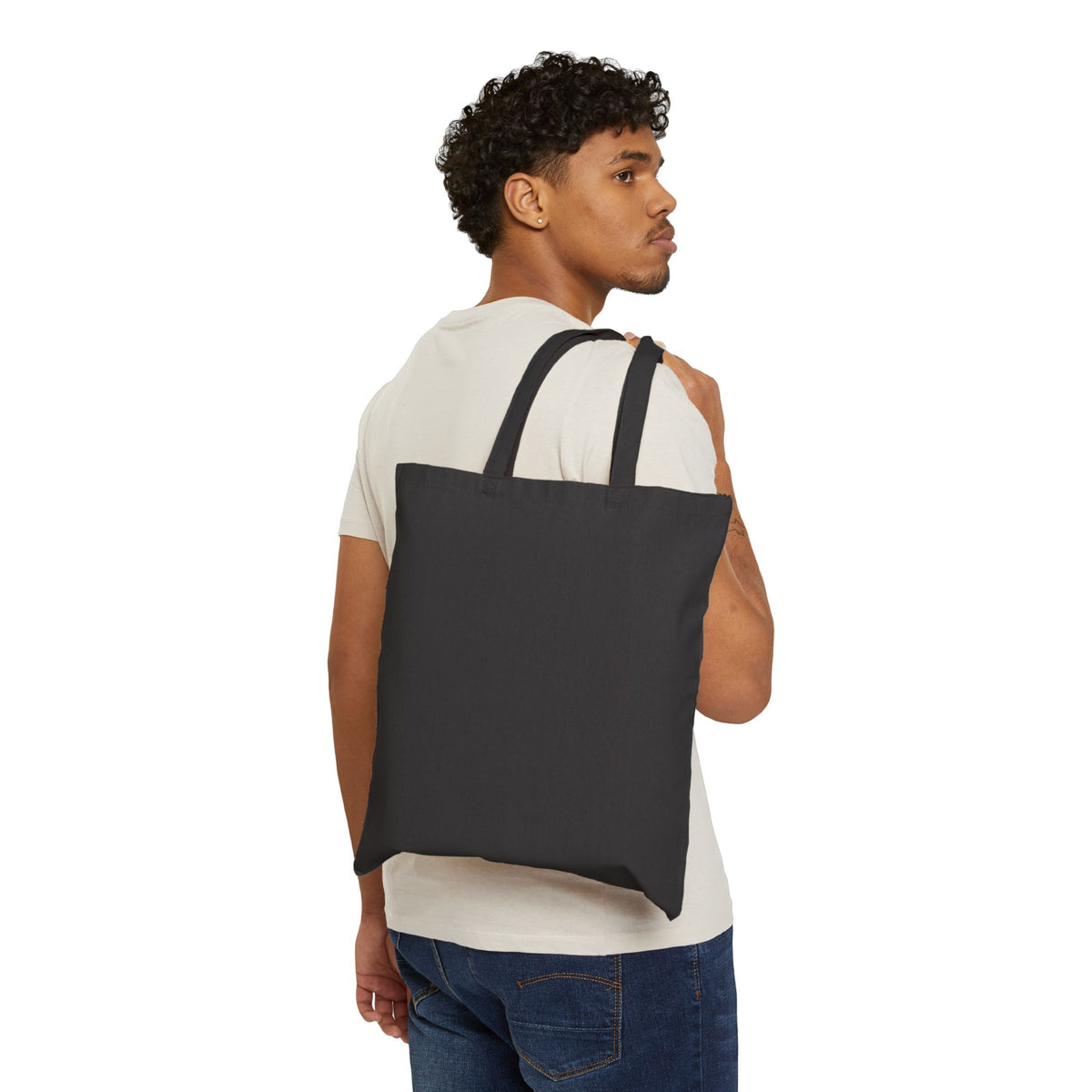 Progress Over Perfection Cotton Tote Bag